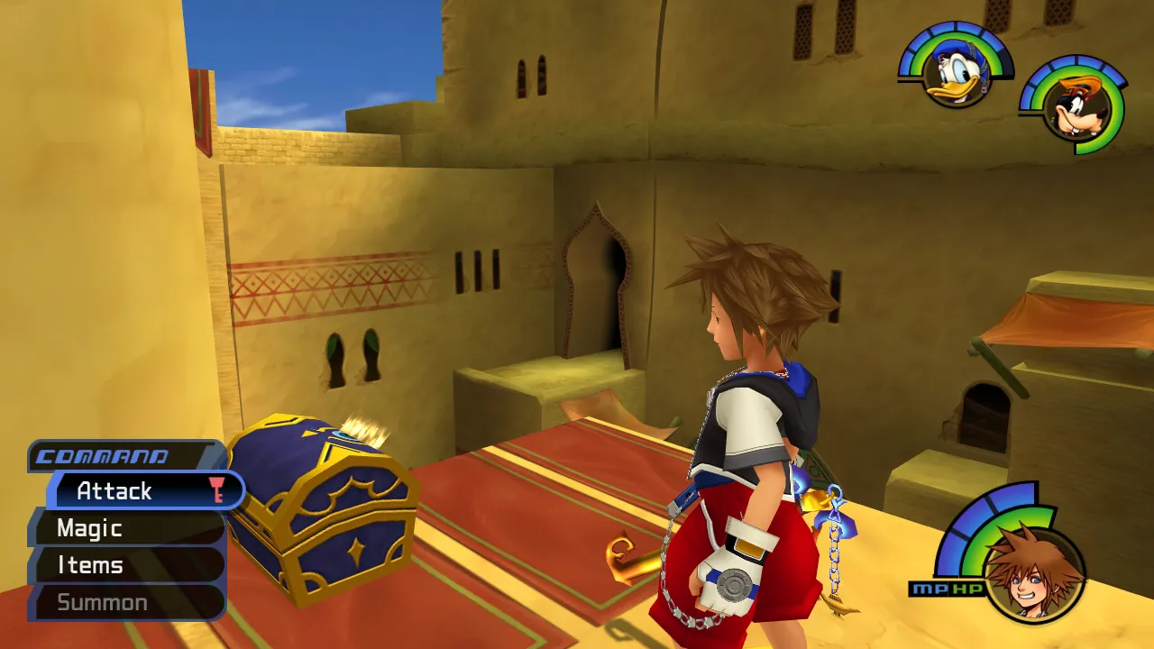 Agrabah Palace Gates High Close to Palace Chest